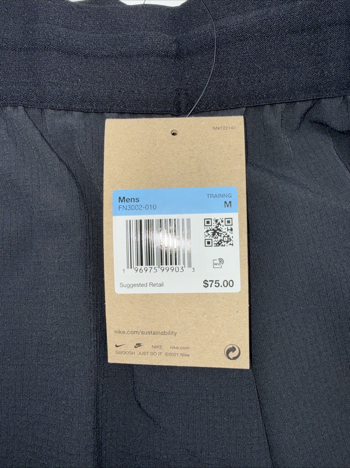 $75 Nike Men’s Flex Rep Dri-FIT 5" Unlined Fitness Shorts FN3002- Black- Medium