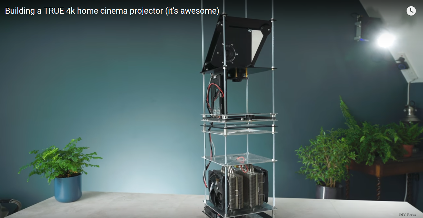 High CRI 95+ Ultra Brightness 100W/200W/300W COB LED DIY Home Cinema Projector