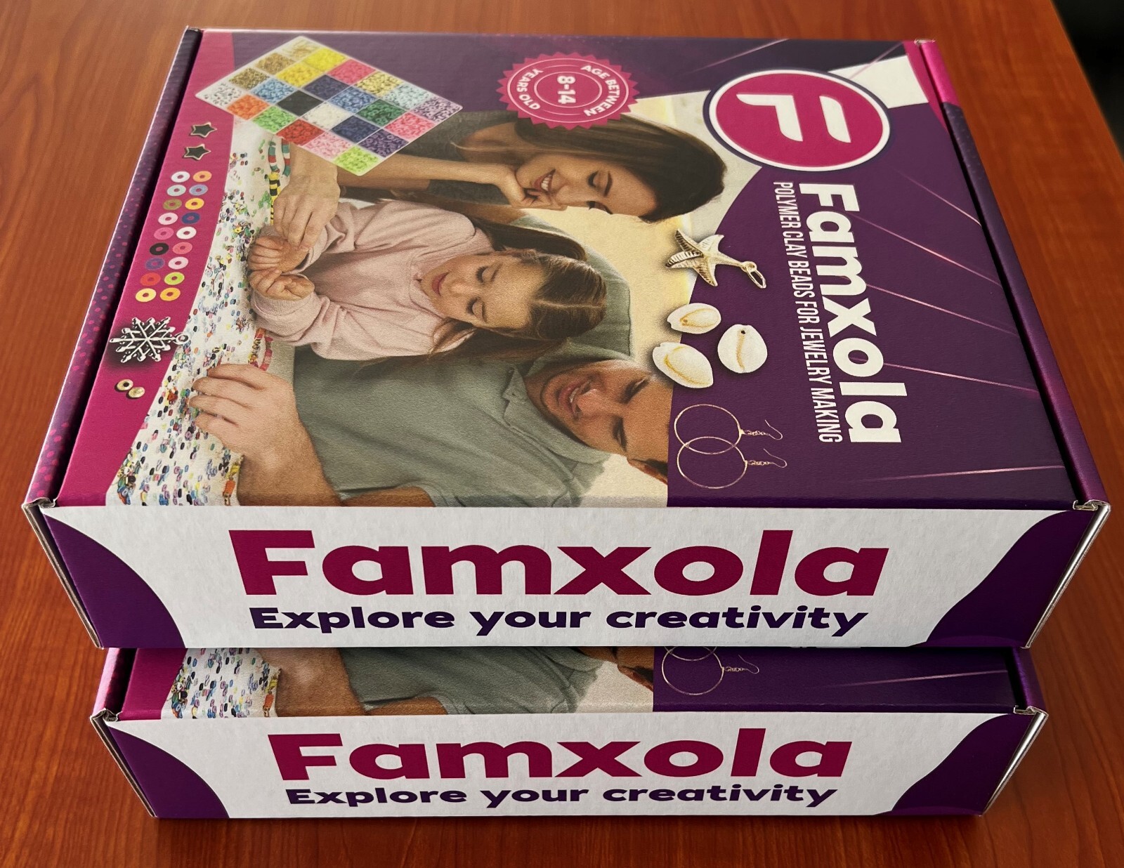 12200 Pcs Clay Beads for Jewelry Making Bracelet Kit Set Flat Polymer Beads KID