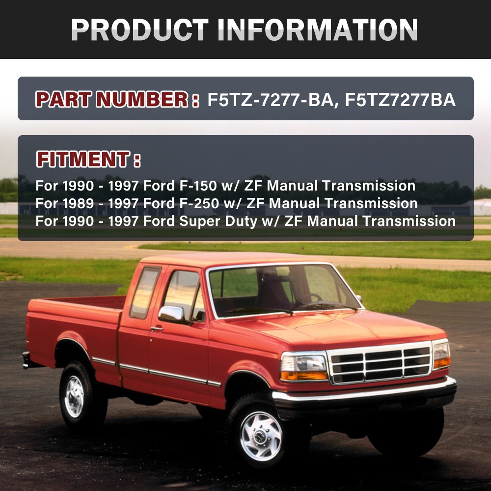 Fits 1989-1997 Ford F-250 F-350 New Outer Diesel Shifter Lever Shift Boot Cover