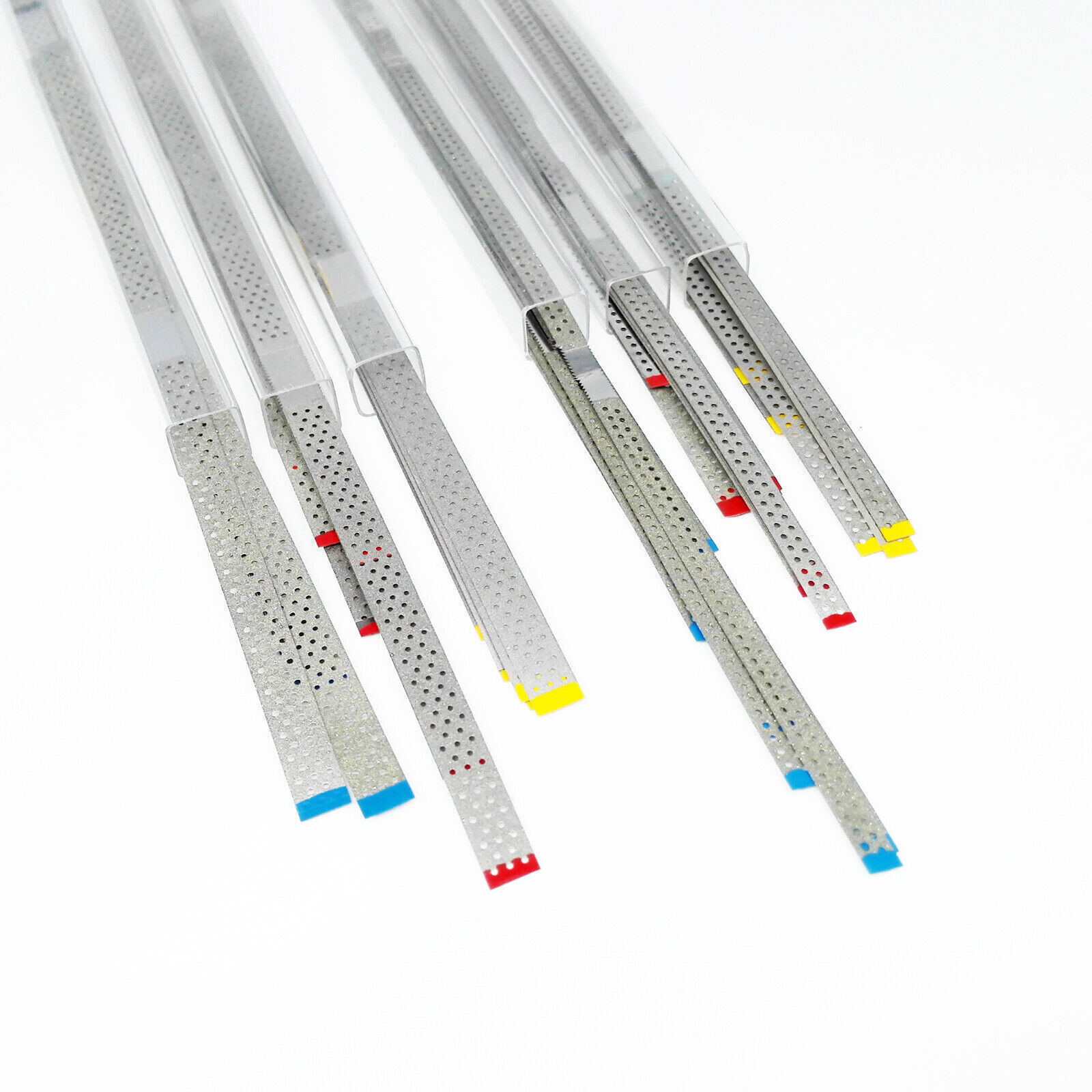 10Pcs/Box  Dental IPR Strip Gap Saw Diamond Polishing Finishing Strips