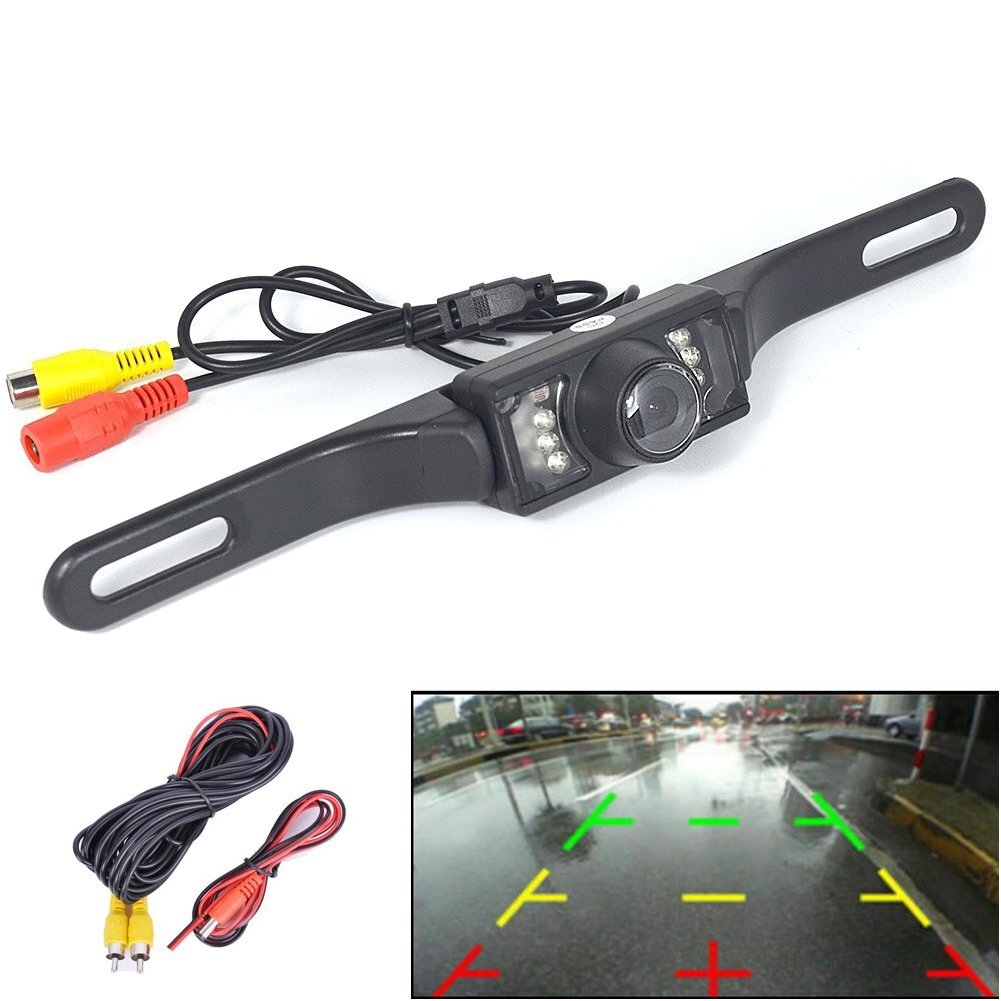 CMOS Car Rear View Backup Parking Reverse Camera Back HD Vision Waterproof 7 LED