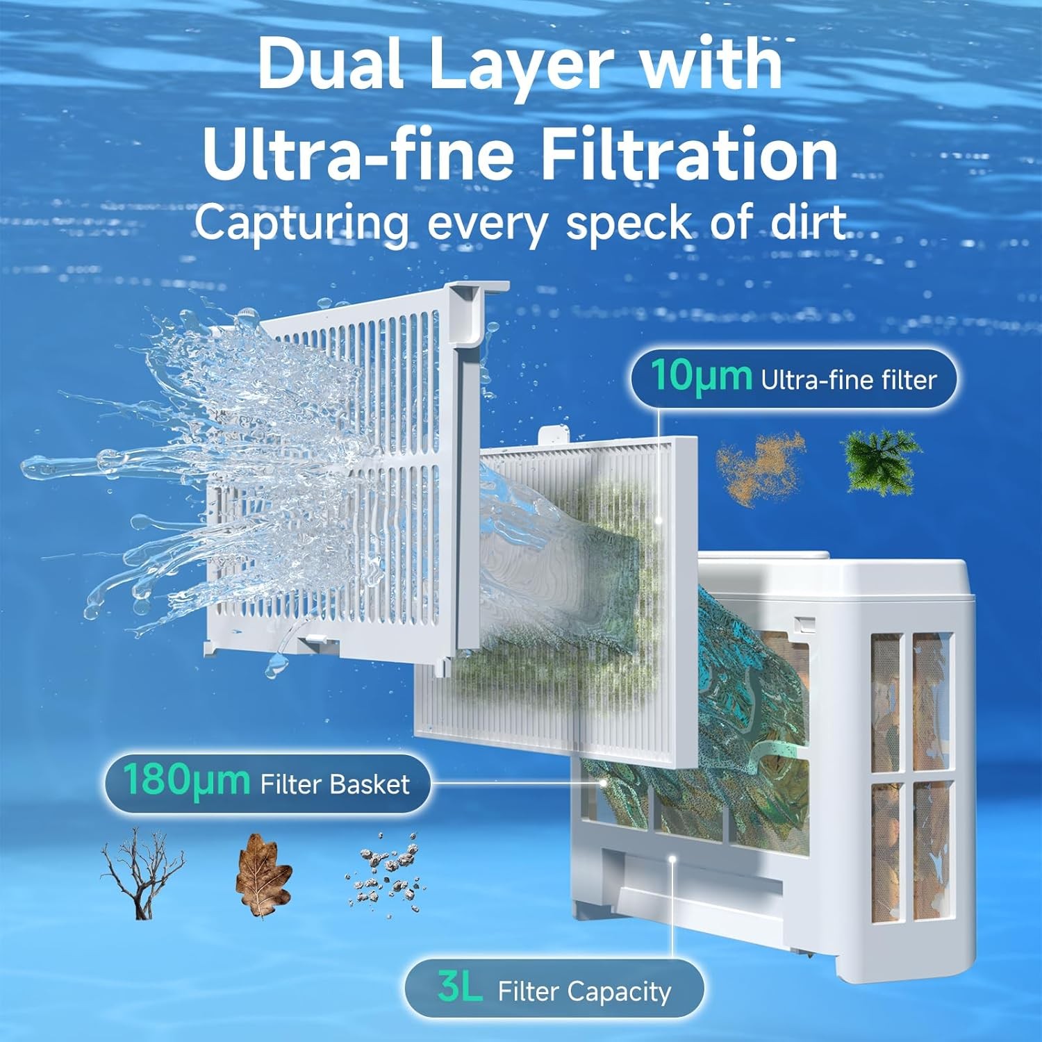 WYBOT C2 Cordless Robotic Pool Cleaner, up to 2152 Sq.ft 7 Cleaning Modes