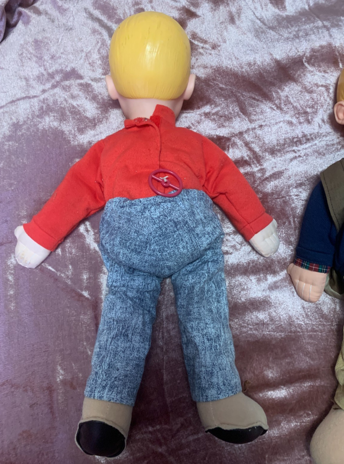 Vintage 90s Home Alone 2 18" Talking Kevin Doll Set Lost In New York Pull String