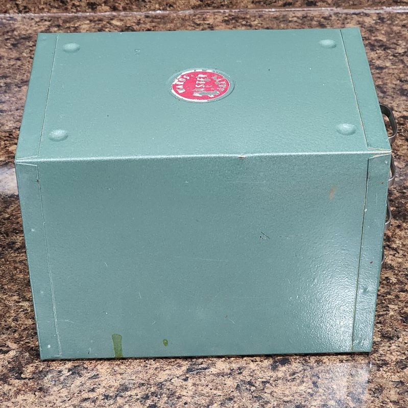 Vintage WARDS MASTER QUALITY Metal 4 Drawer Small Parts Cabinet – Green Awesome