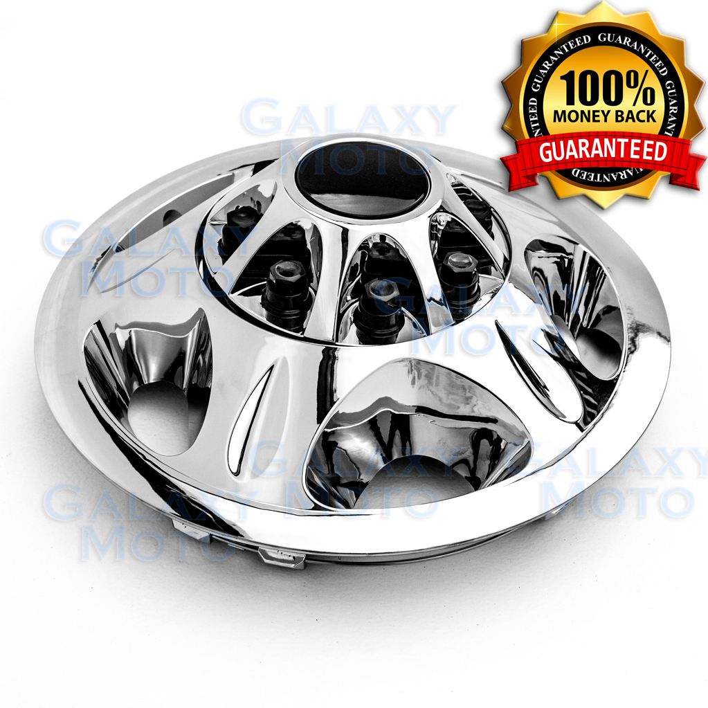 08-10 GMC Sierra 3500 DUALLY ONLY Chrome Wheel Simulator Liner+Center Caps Cover