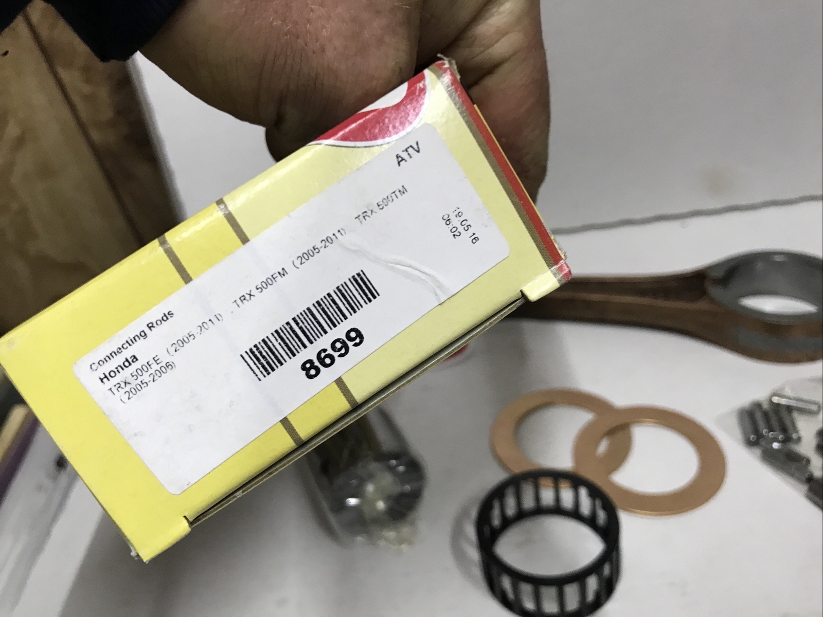 Hot Rods Connecting Rod For Honda TRX 500 FE 2005-2011 8699 crank crankshaft