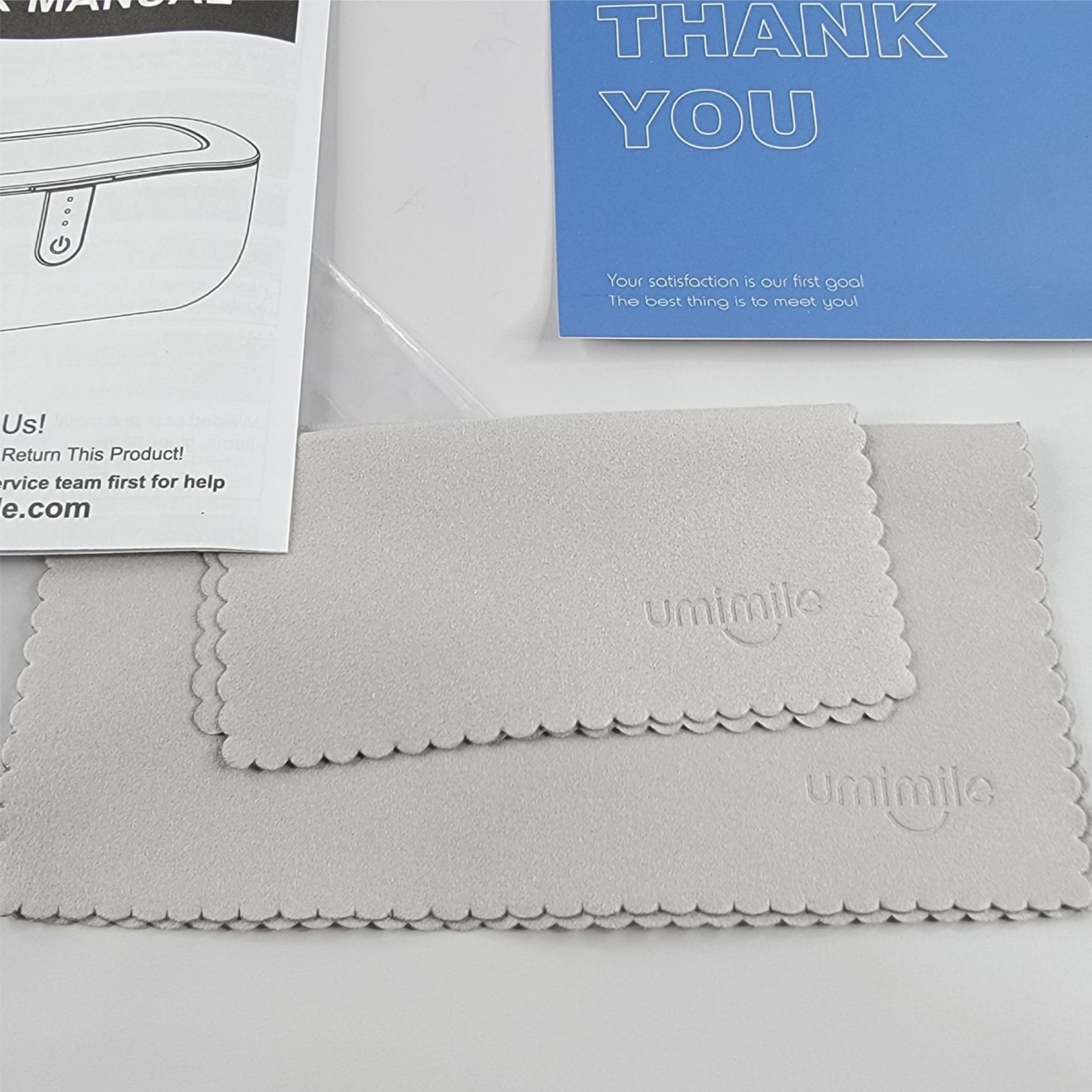 Umimile W1-U1-3 Ultrasonic Cleaner Compact Portable Jewelry Eyeglasses Watch