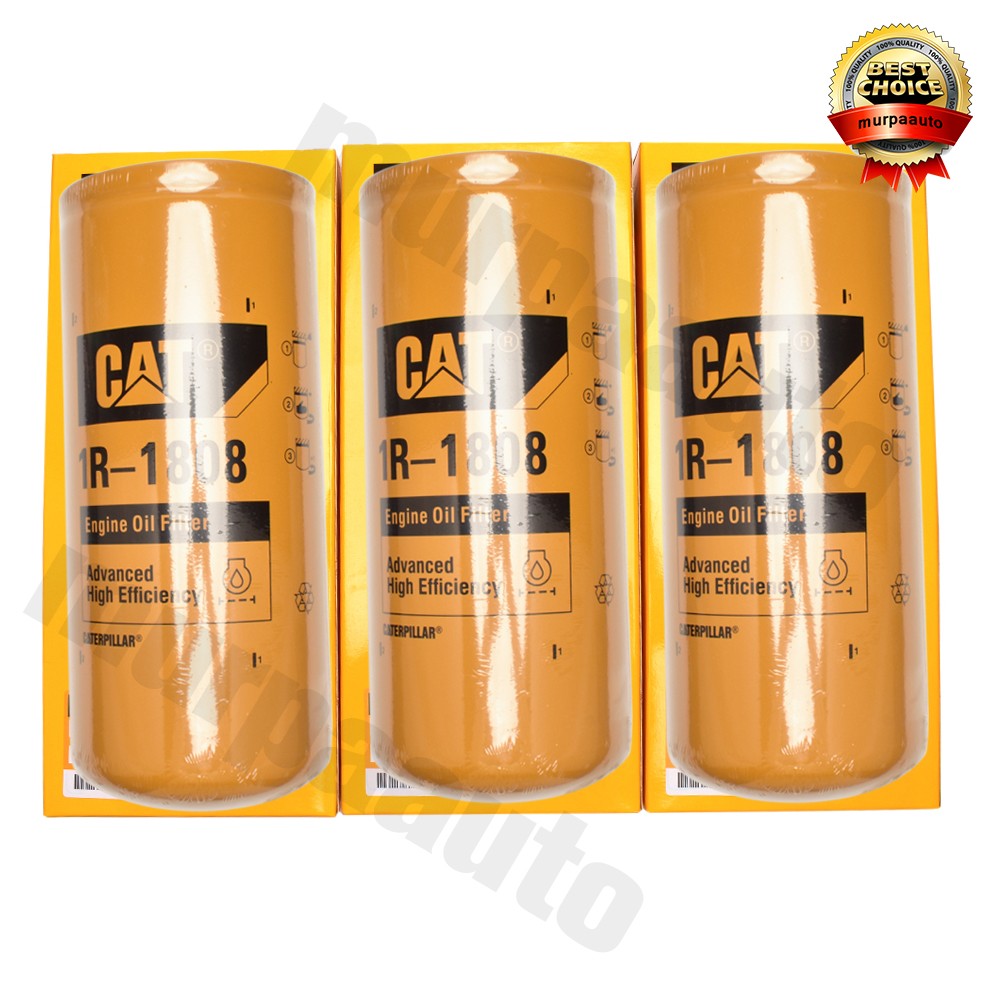3x Caterpillar CAT 1R-1808 1R1808 Engine Oil Filter 3406 C15 Advanced Efficiency