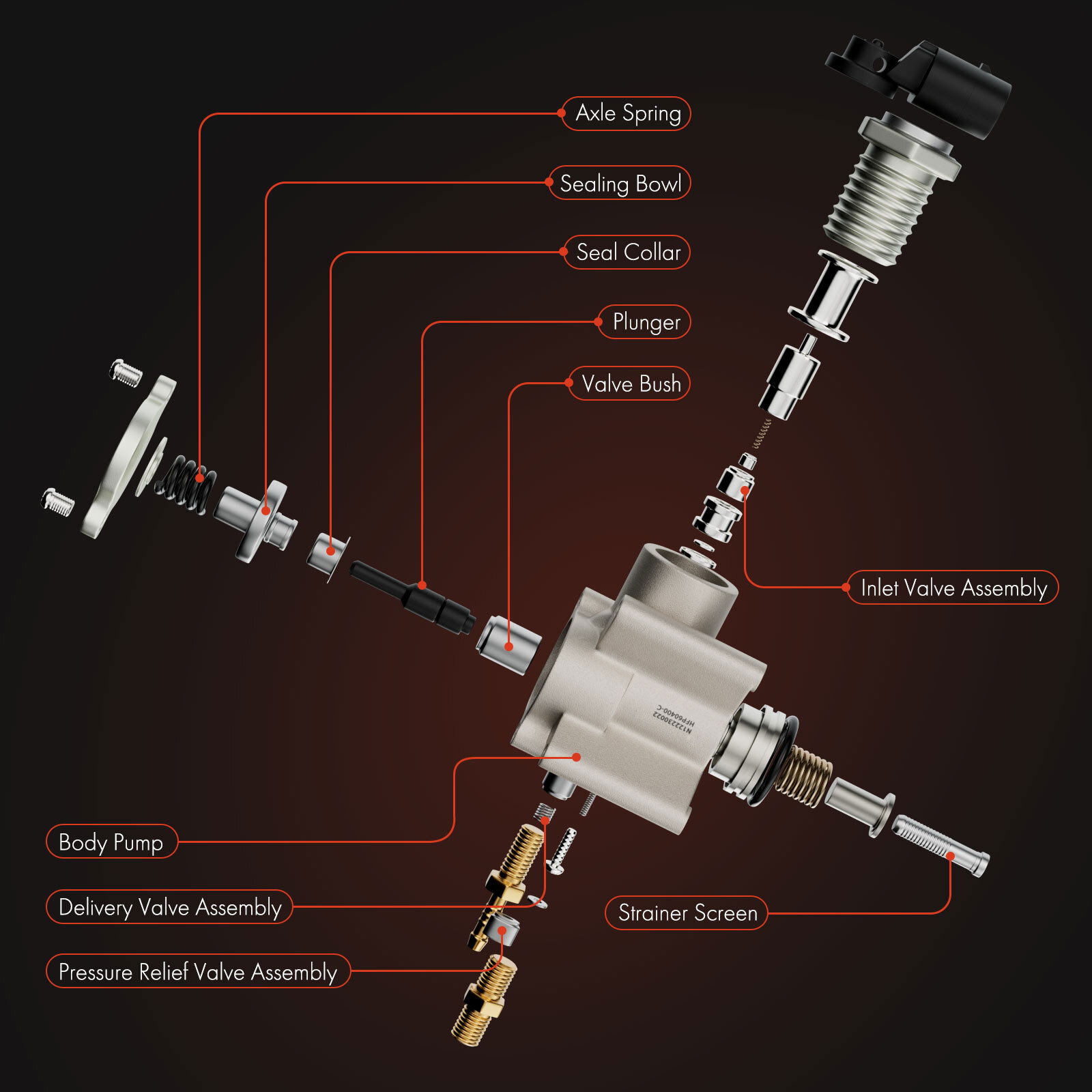 High Pressure Fuel Pump for Audi A8 Quattro 2011 2012 2014 RS5 13-15 4.2L 6.3L