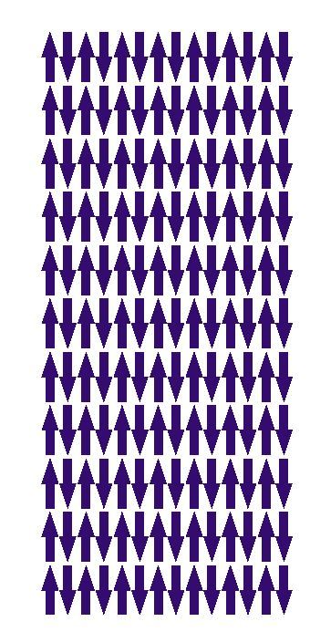 Purple Arrows Vinyl Color Code Inventory Label Stickers 1/2" x 3/4"