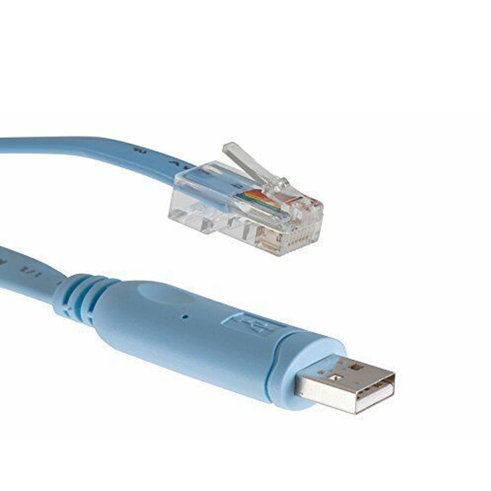 USB to RS232 Serial to RJ45 CAT5 Console Adapter Cable for Cisco Routers FTDI