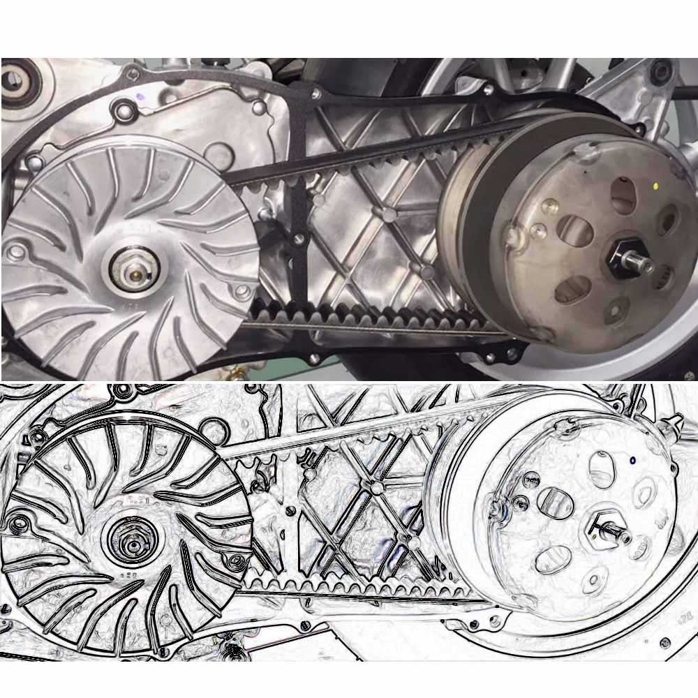 Heavy Duty Drive Belt 3211048 For Polaris Sportsman 400 500 4X4 ATV 1996-2012 #S