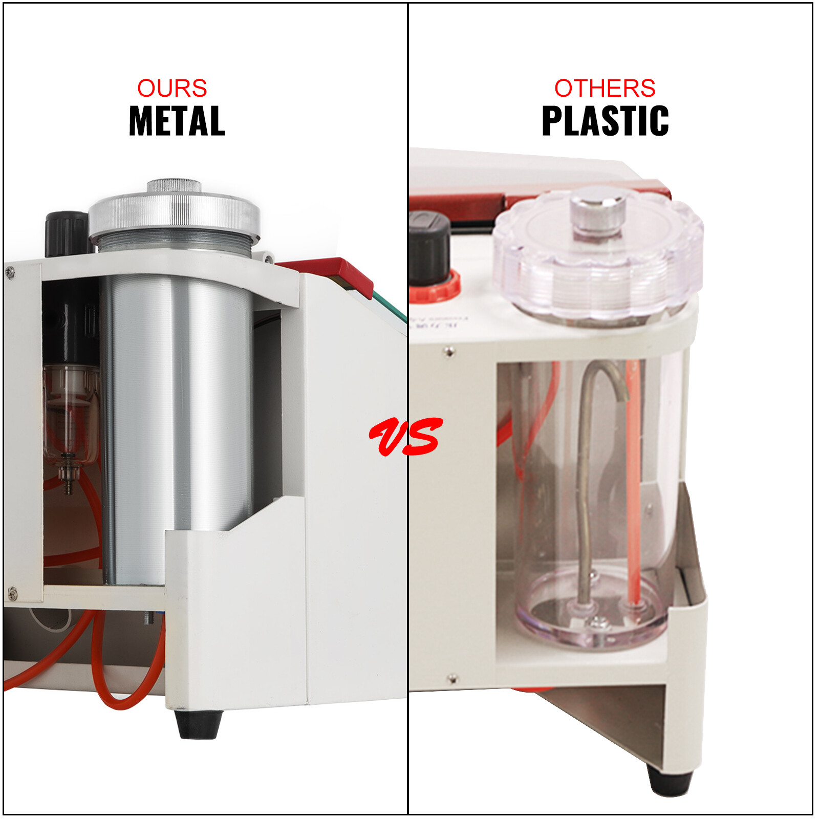 Dental Twin-pen Double Pen Sand Blaster Sandblaster Unit w/LED Bulb 2 Tanks