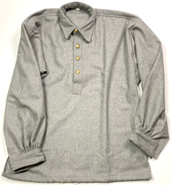 INDIAN WARS US ARMY INFANTRY CAVALRY M1874 GREY FLANNEL SHIRT- SIZE XL (45-48R)