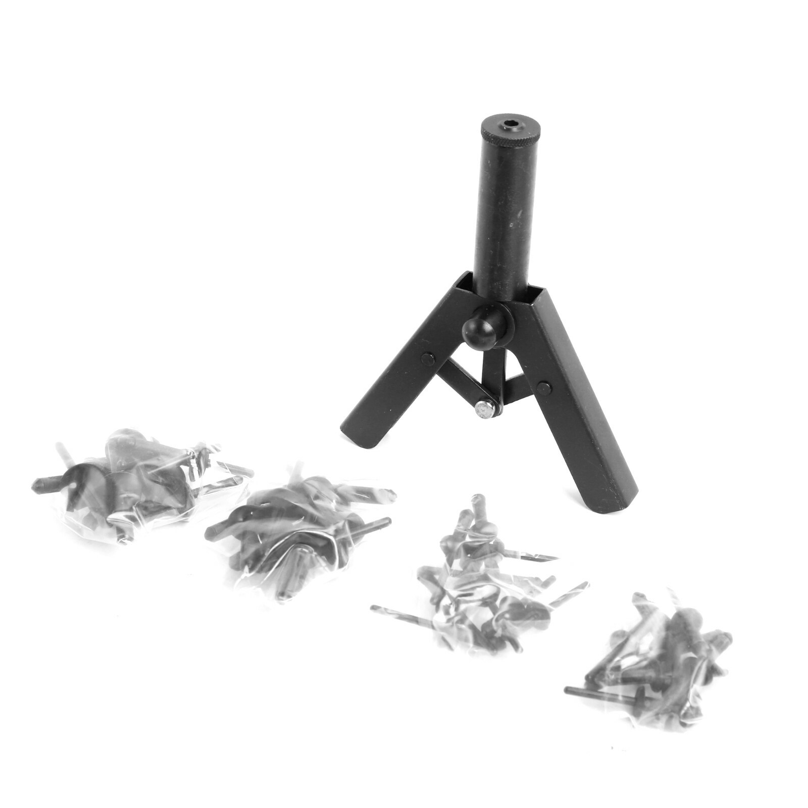 Assorted Plastic Riveter Rivet Gun Quick Set Hand Tool With 40 Poly Rivets