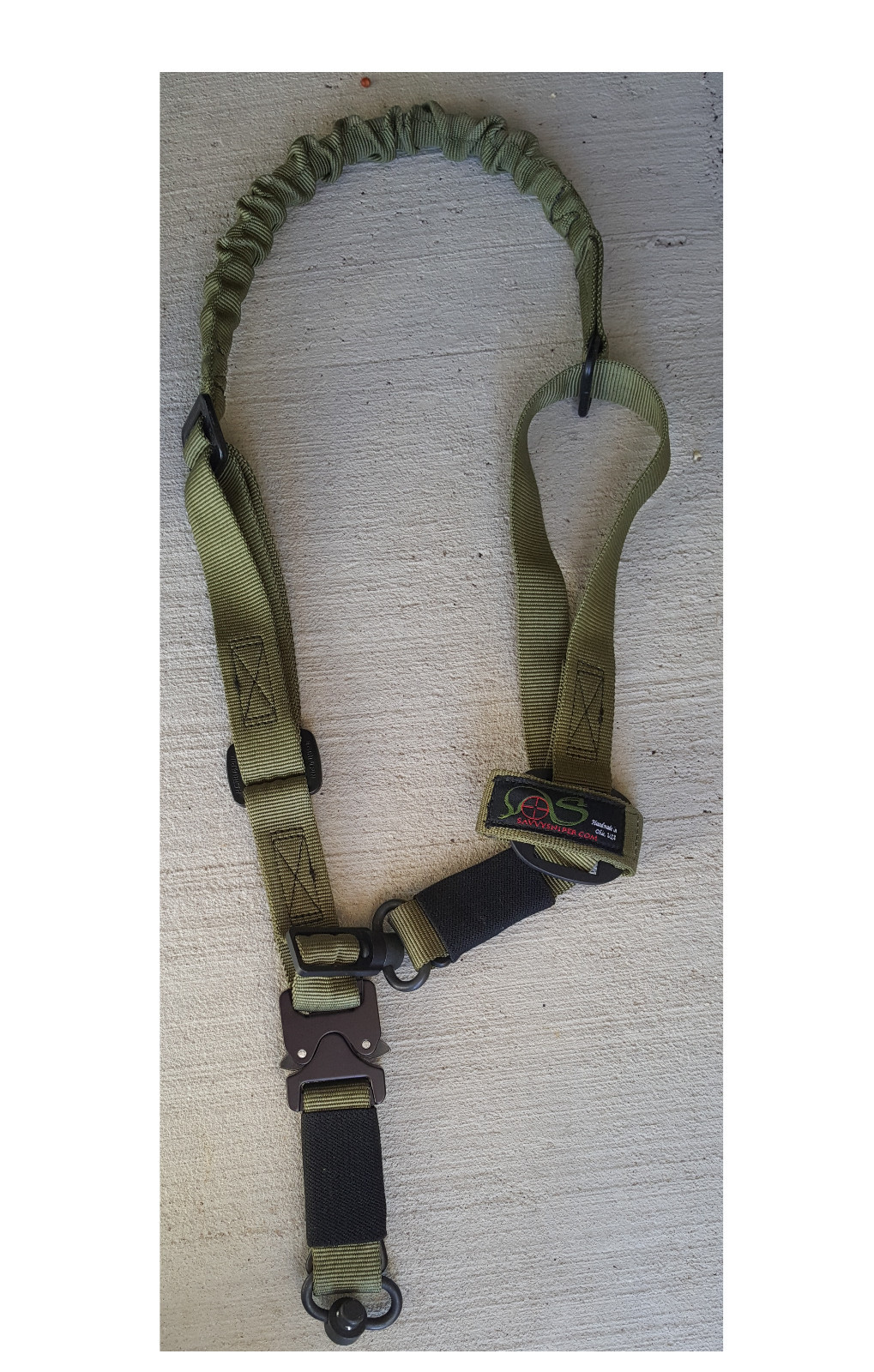 Savvy Sniper QUAD X COBRA Buckle Sling DUAL QD & DUAL HK Hook w/ MS Adapter -NEW