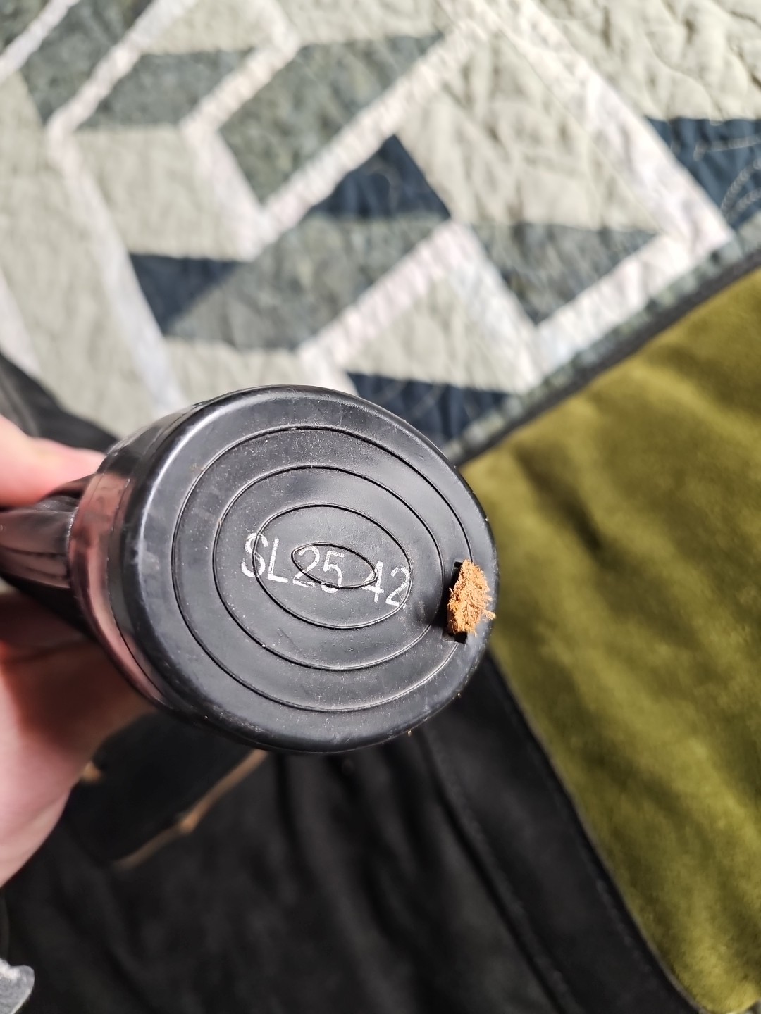 Vintage Gun Case J.M. Bucheimer Co Faux Fur Lined Black/Tan 42 Green Black