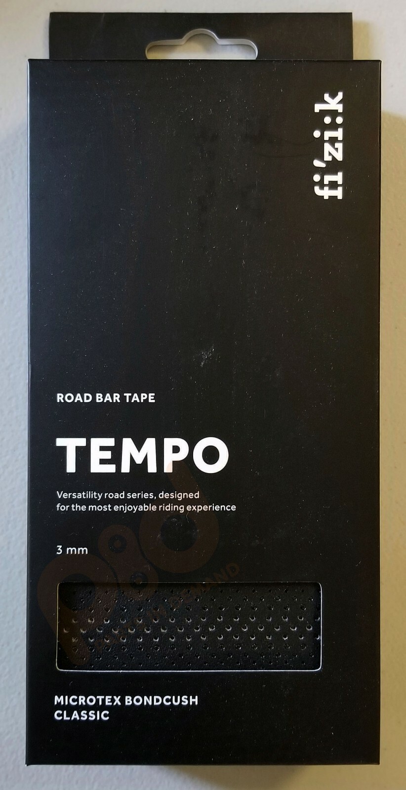 Fizik Tempo Microtex Bondcush Performance Handlebar Bar Tape BLACK 3mm BRAND NEW
