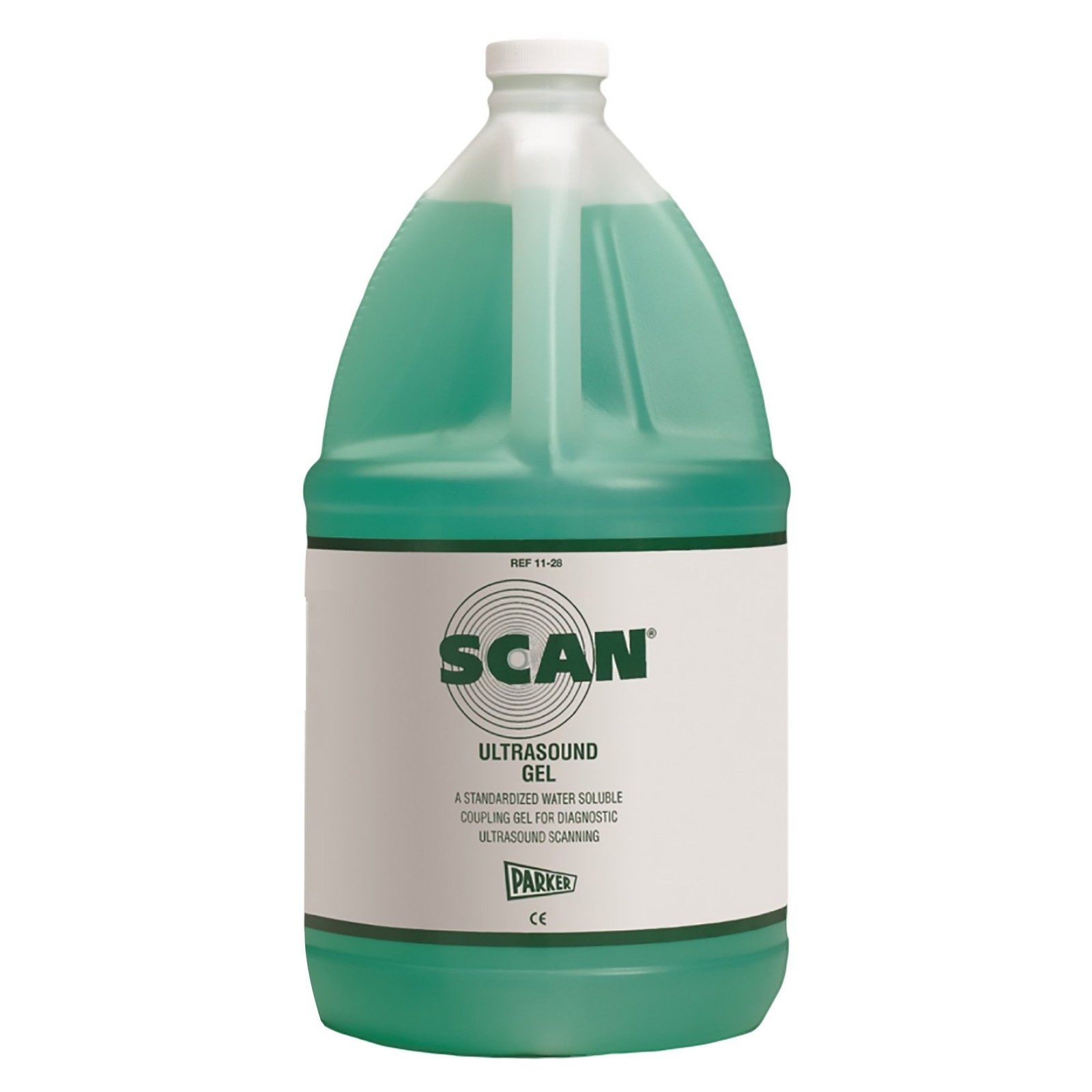 Scan Ultrasound Gel Green 1 gal. Bottle 11-28 (4 per Case)