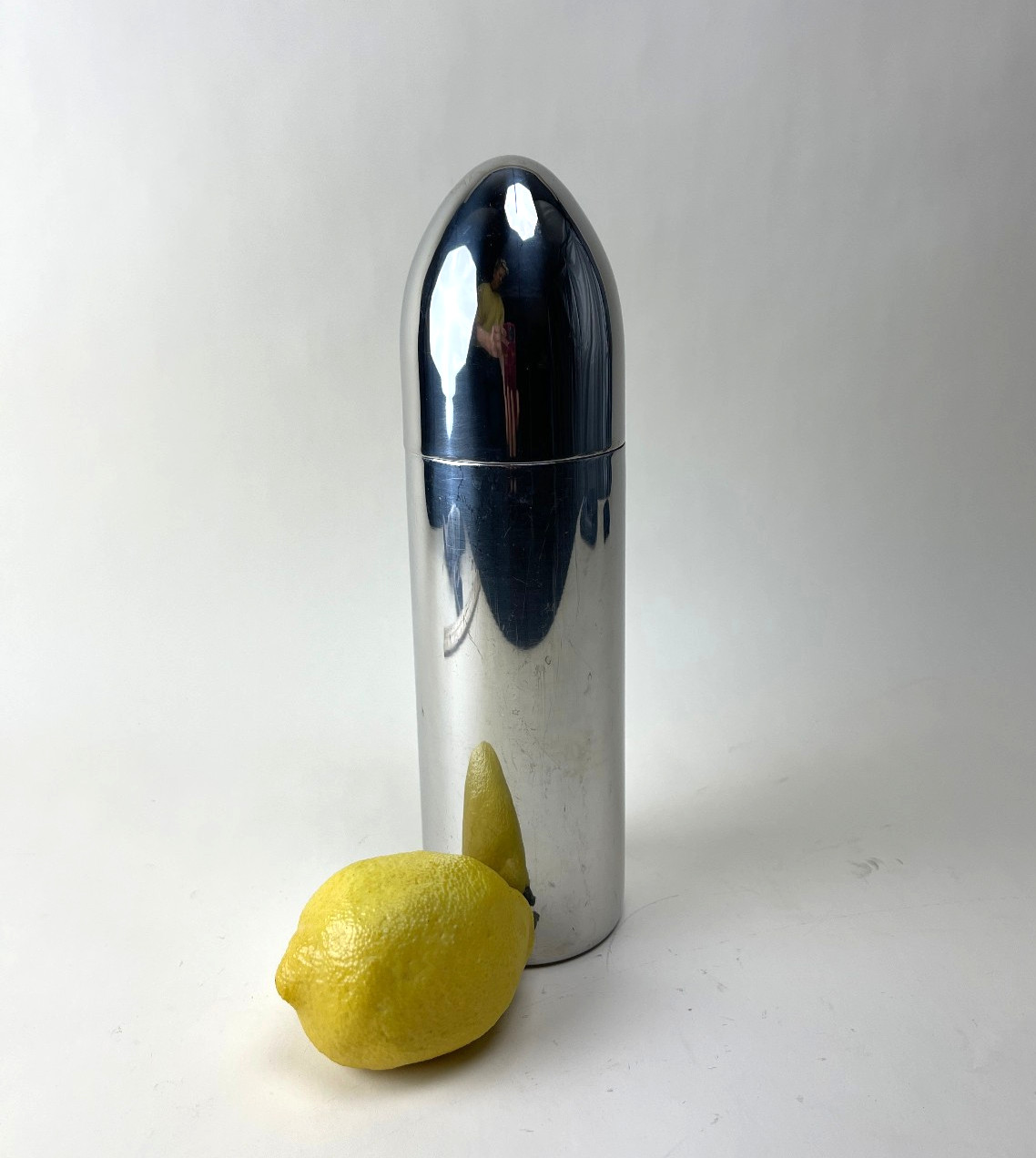 Vintage Stainless Steel Bullet Cocktail Shaker 18-10 MCM 11"