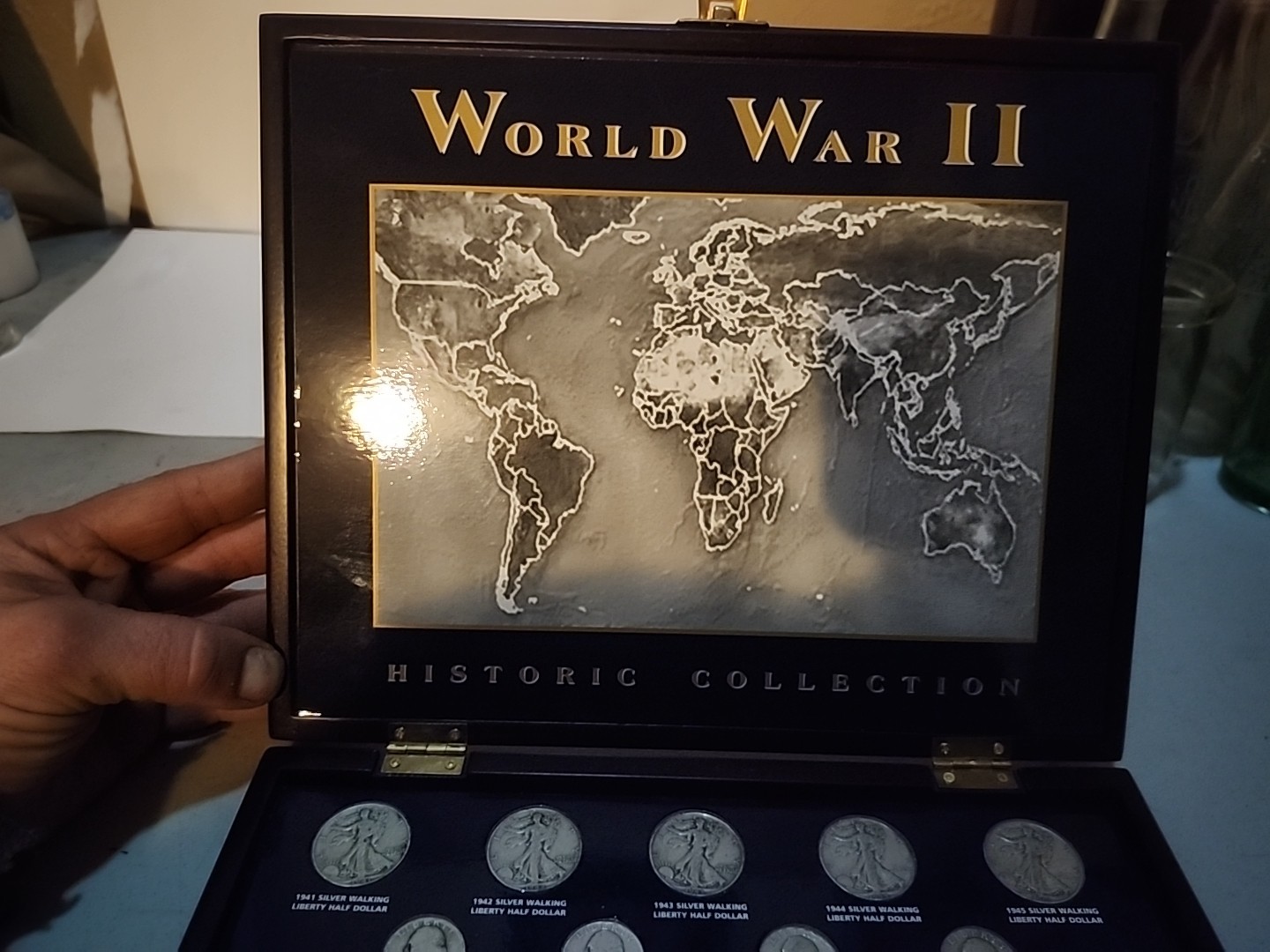 World War I I Historic Collection Coin Set In Wooden Box