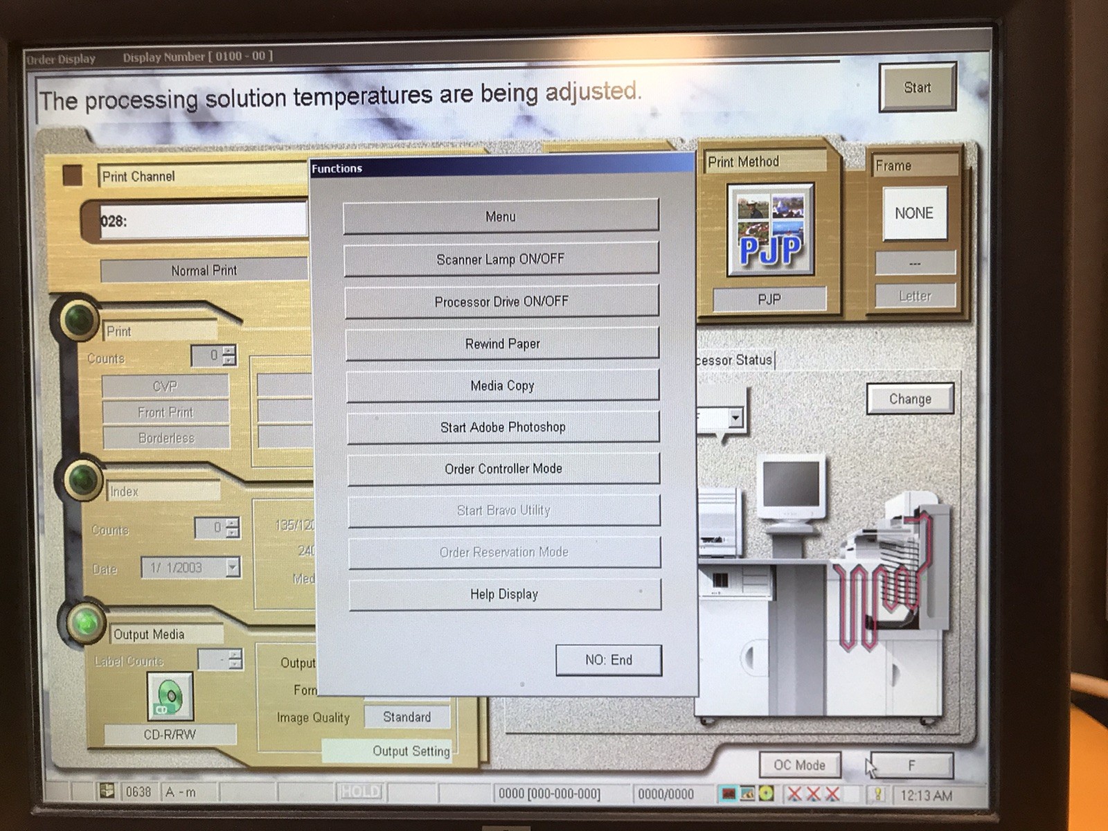 Noritsu QSS 3501 PC Assembly