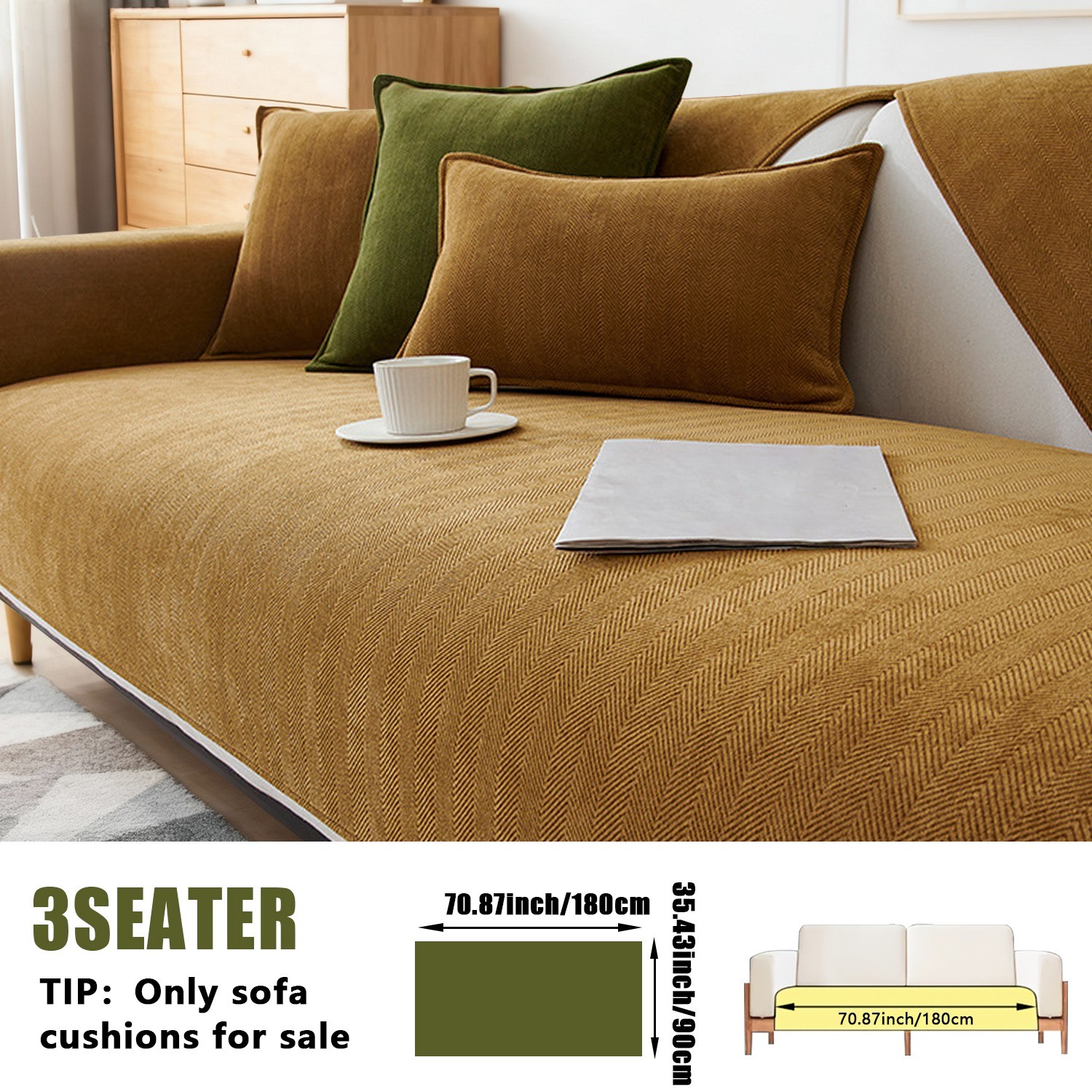 Chenier sofa furniture cover, fun anti-slip sofa cover, all-season suitable sofa