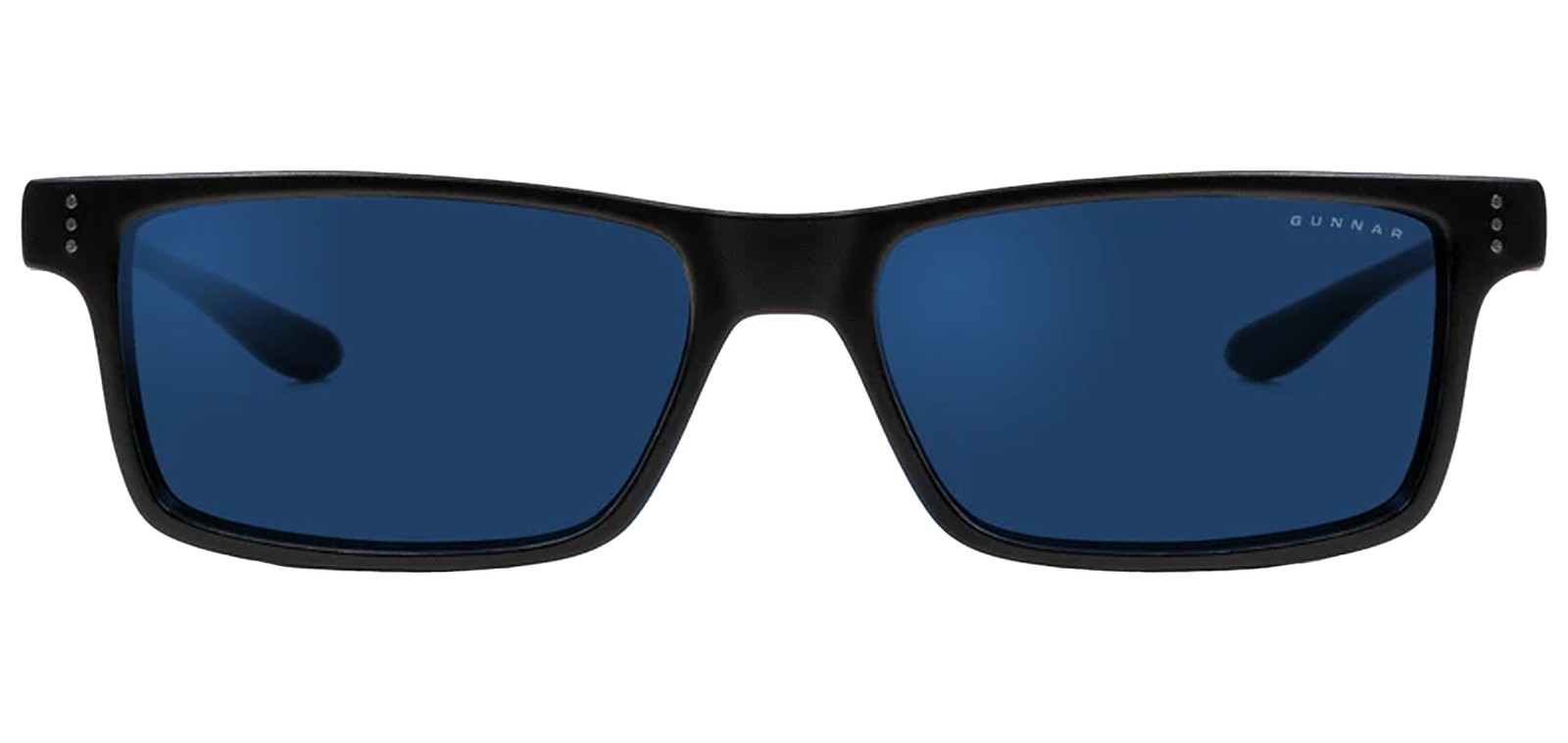 Gunnar Vertex Rectangle Onyx Blue Light Reading Sunglasses - 00111 3.0 54