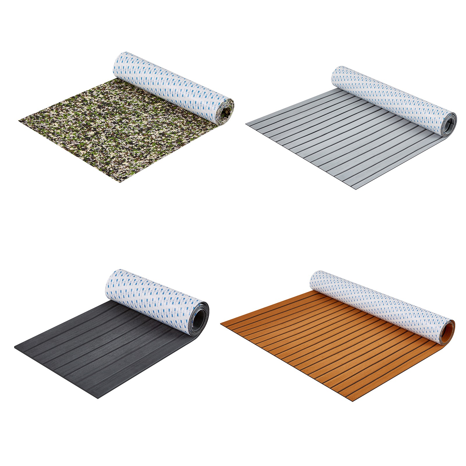 Uimoso 94.5" EVA Foam Boat Decking Sheet Mat Faux Teak Marine Yacht Flooring