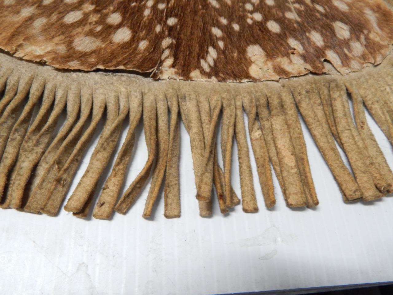 ANTIQUE 1890s BLACKFEET (PIKUNI) PLAINS INDIAN POUCH DOE HIDE POUCH / BAG