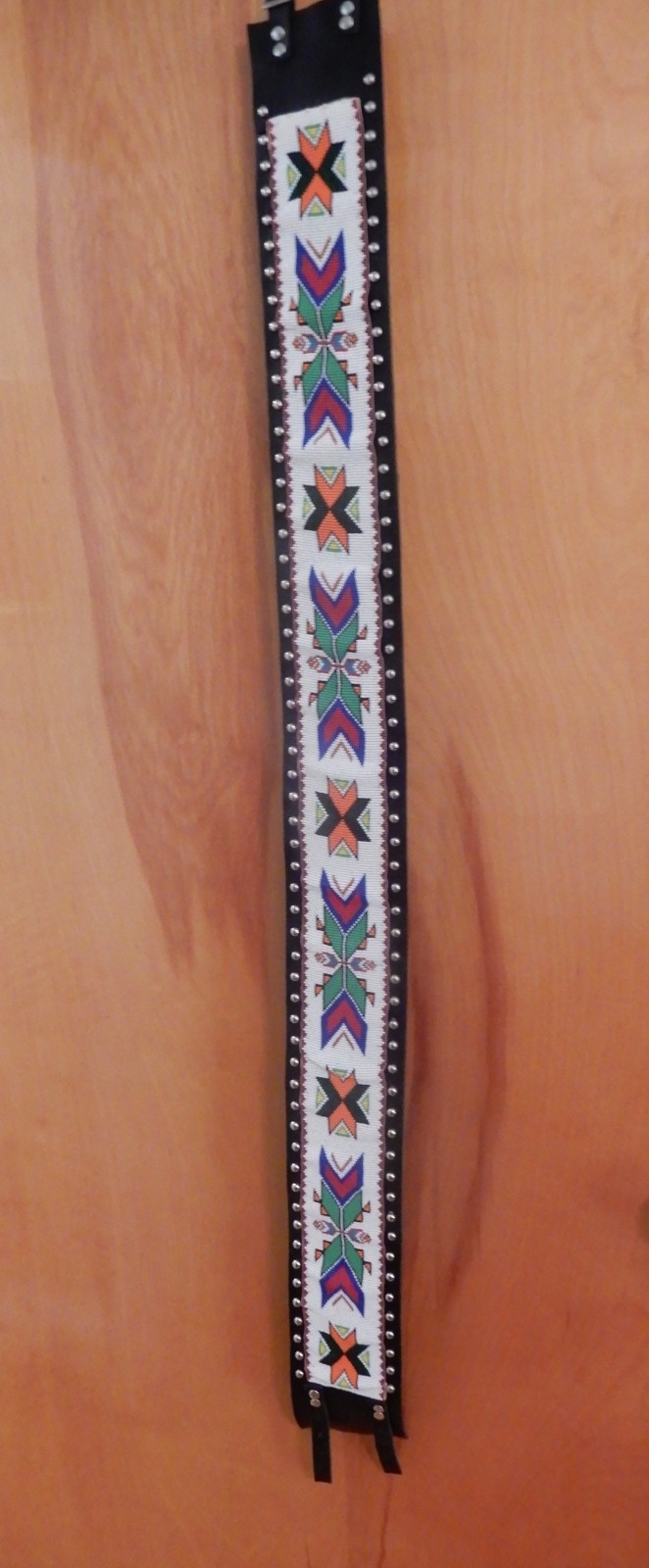 Native American Fully Beaded Ceremony Regalia Belt ~ Handmade by Charles Pratt