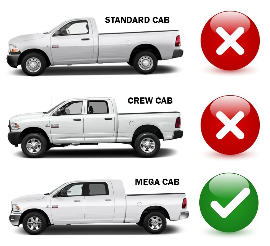 New Rear Outer Beltline Molding Pair / For 06-09 Ram Truck Mega Cab Window Sweep