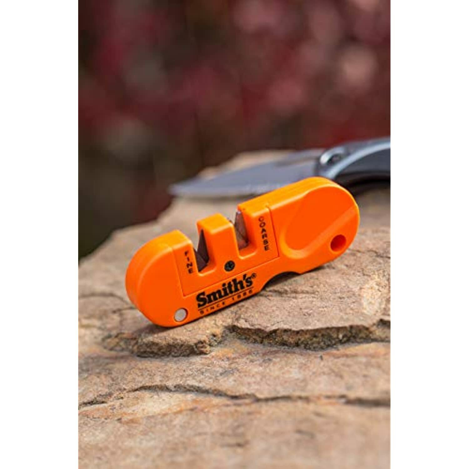 Smith's 51203 Pocket Pal Knife Sharpener - Orange