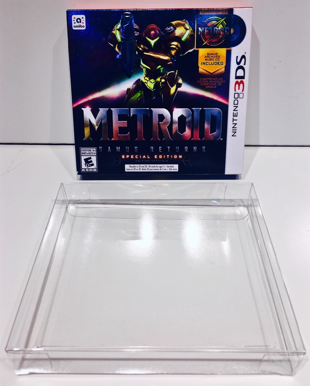 1 Box Protector for Metroid Samus Returns Special Edition Nintendo 3DS NTSC ONLY