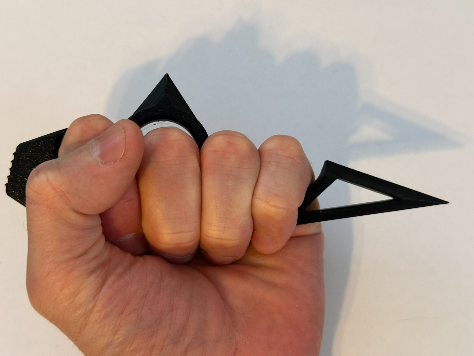 Carbon Fiber Hand Spike - Non Metal - Undetectable Self Defense Knife - Large