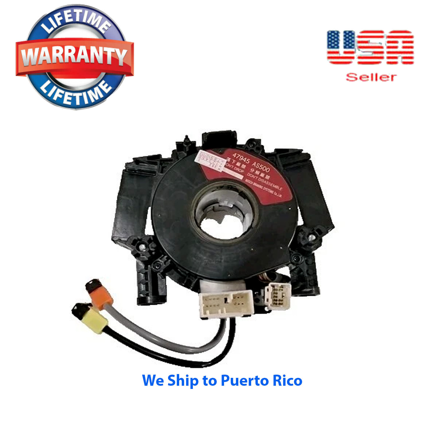 Set of Clock Spring &  Steering Angle Sensor Fit Nissan Titan 2008-2015