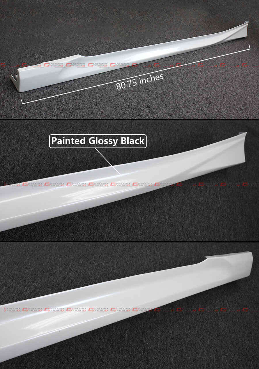 For 2018-22 Honda Accord Yofer Platinum White Pearl Add-on Side Skirt Extensions