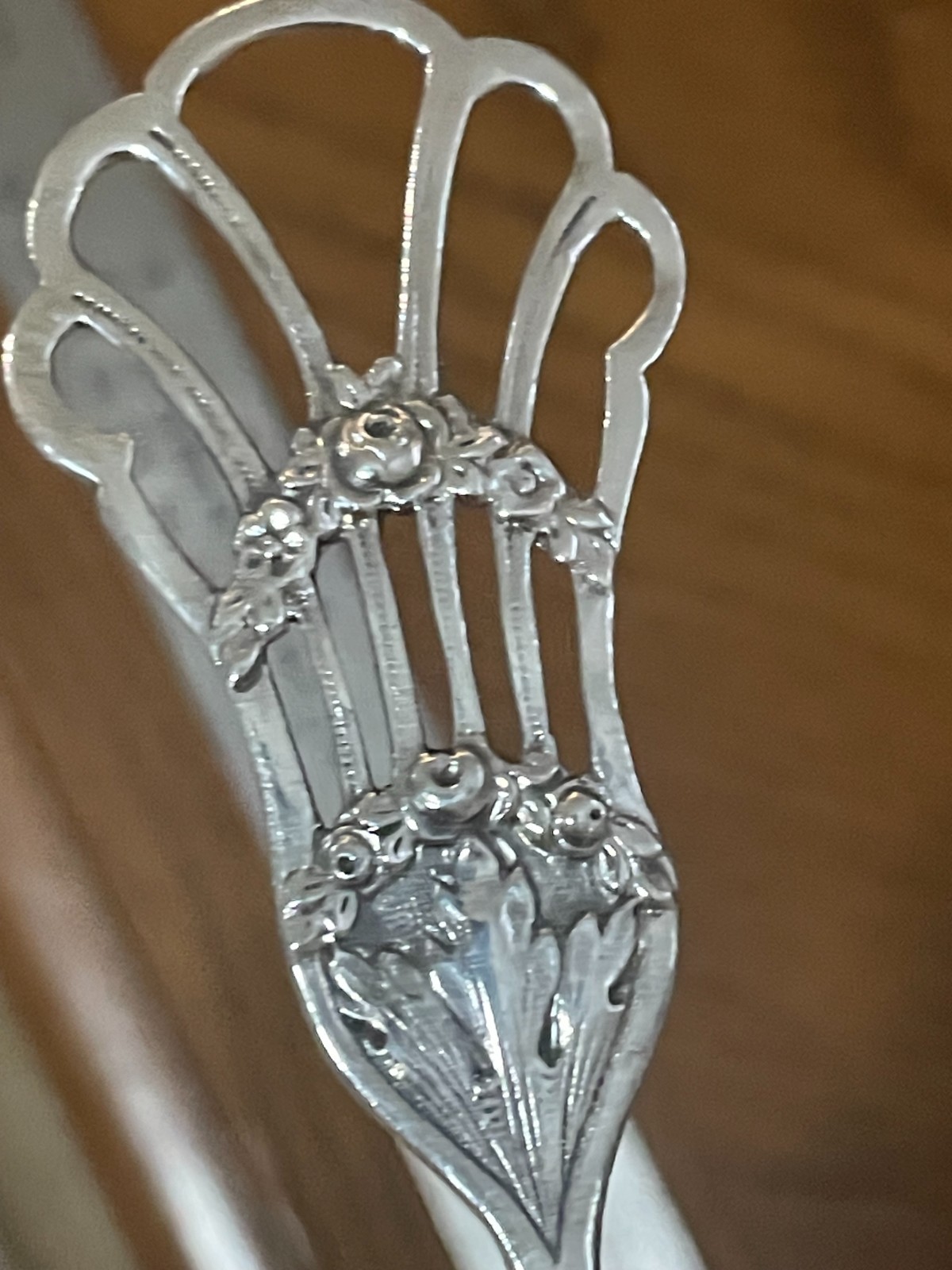 800 Silver Pastry Tongs 69 g