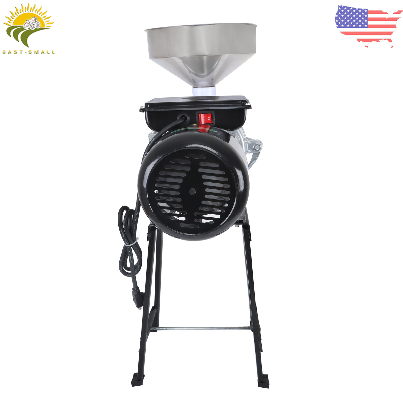 Electric Grinder Grain Mill 110V Corn Wheat Flour Cereal Wet & Dry 1500W