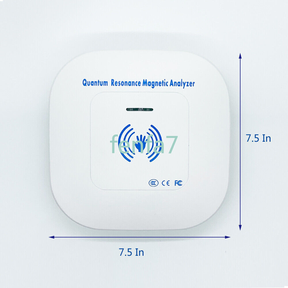 USA Drop Shipping 2024 White Hand Touch Quantum Magnetic Resonance Body Analyzer
