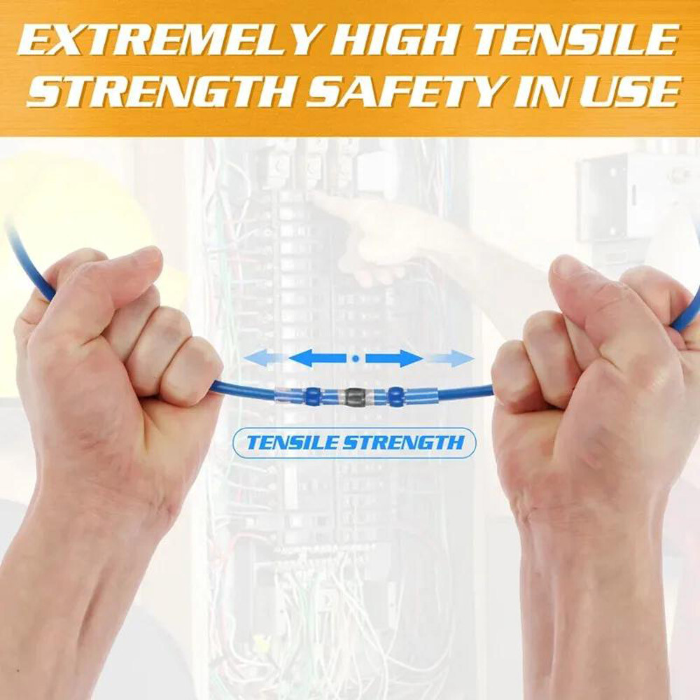 500x Heat Shrink Waterproof Solder Seal Sleeve Wire Butt Connectors Terminal Kit