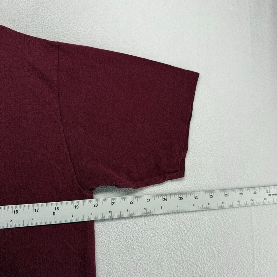 Vintage Michigan Panthers Shirt men's Large Red 80s USFL Single Stitch USA Made