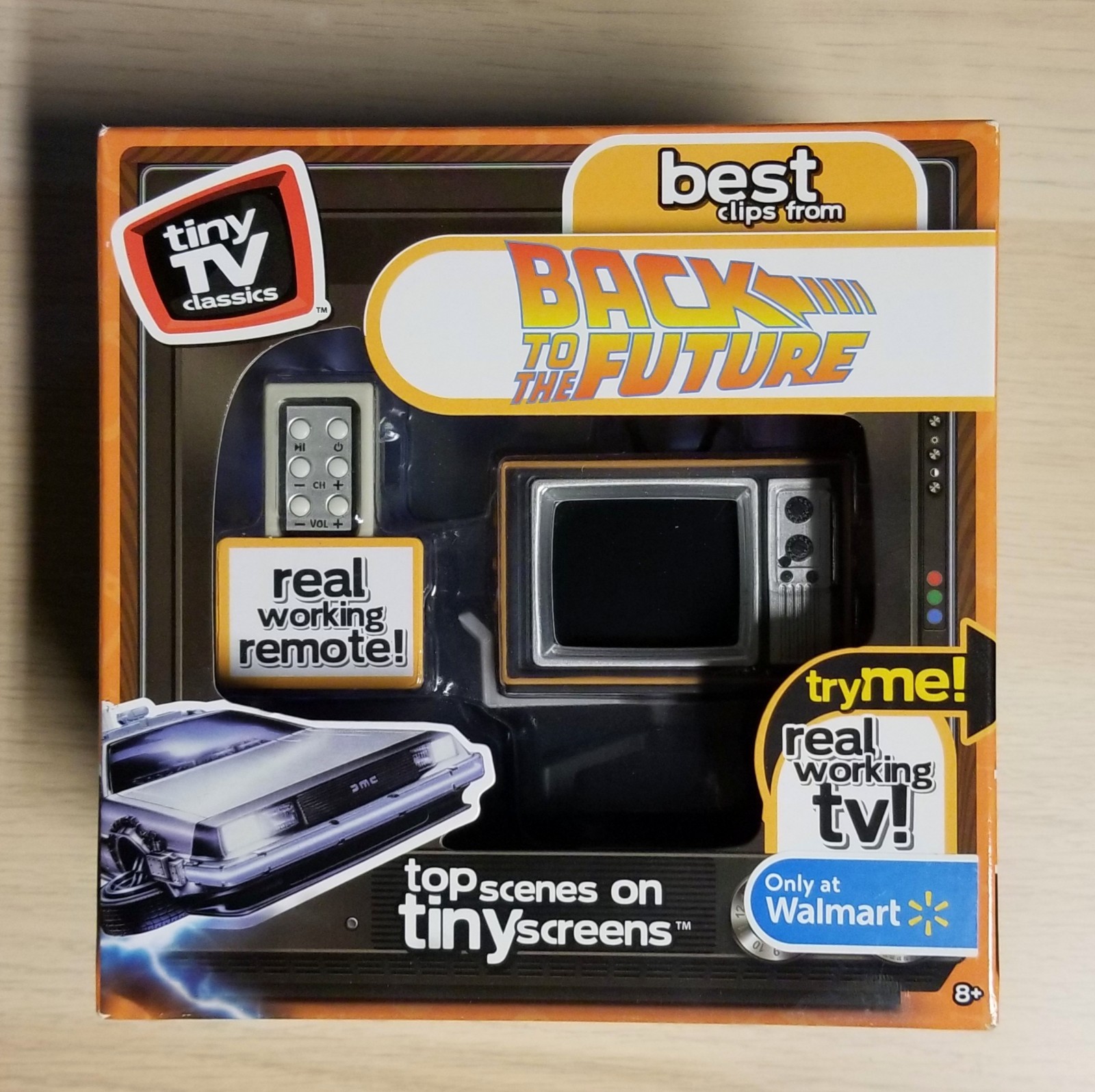 NIB Tiny TV Classics: Back to the Future w/ Remote Walmart ex Mini TV
