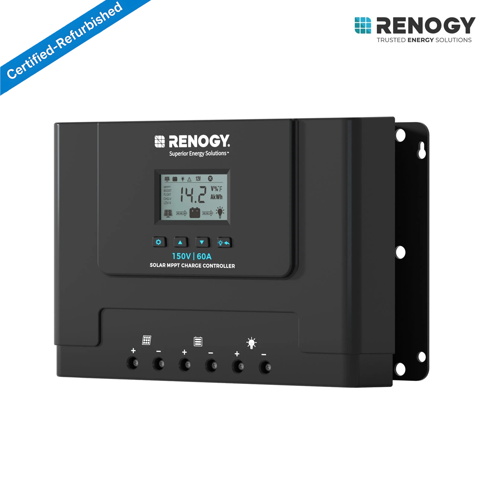 Renogy 60A MPPT Solar Charge Controller 12V/24V/36V/48V For RV Refurbished