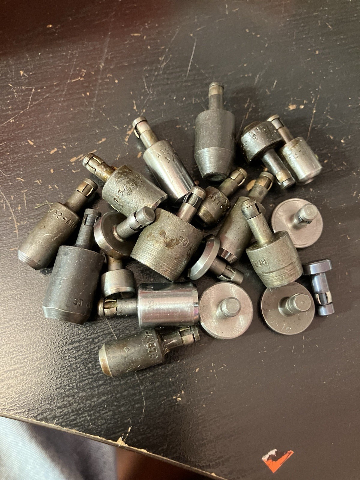 Lot 20 Hand Rivet Squeezer Die 3/16 Shank Aircraft Aviation Tools #2 Belly Tank