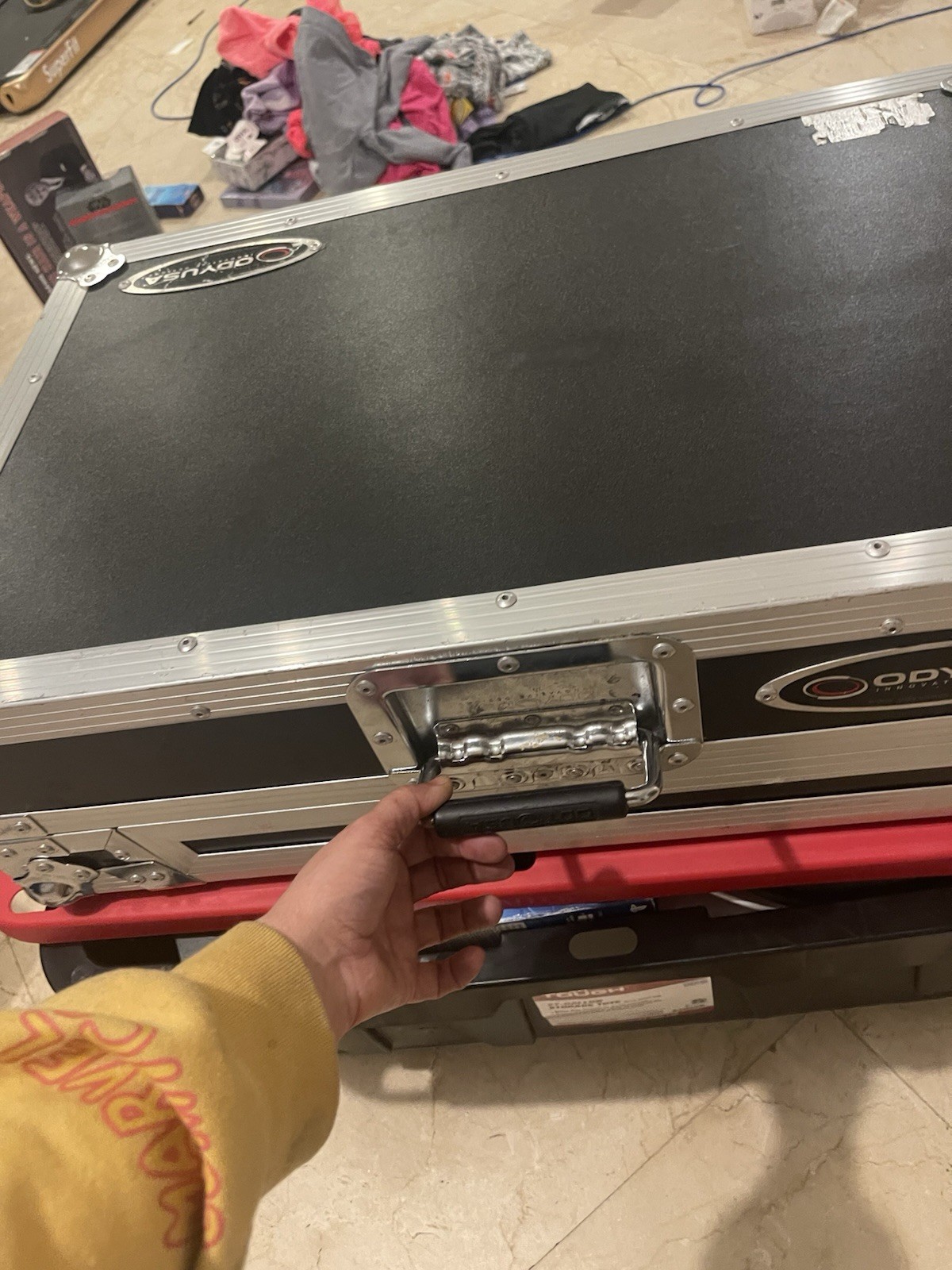 Odyssey Hard Case for Pioneer DJ Controller, Black, Aluminum, Foam Lined