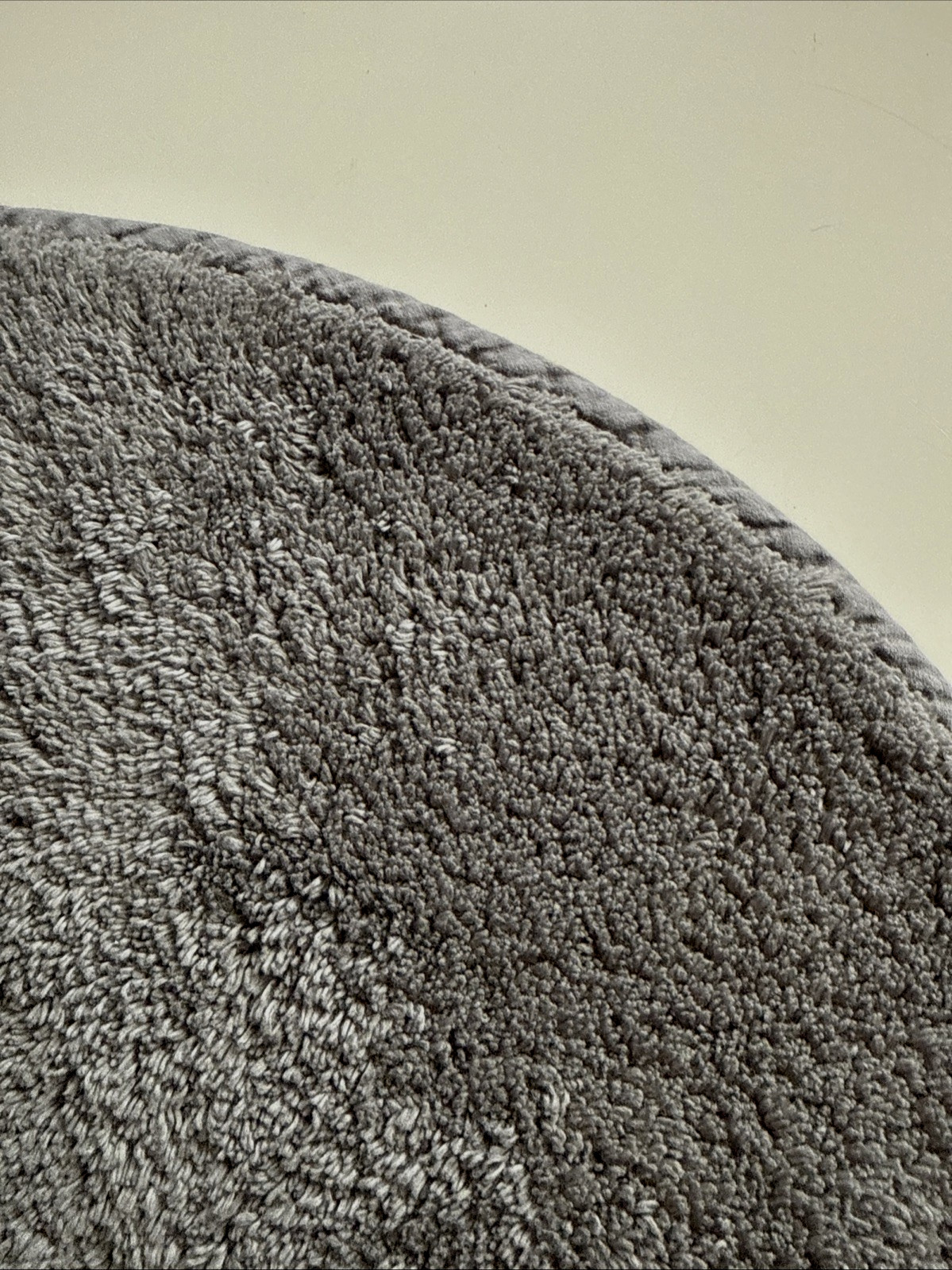 New Ikea SODERSJON Bath mat, dark gray/round, 22 "