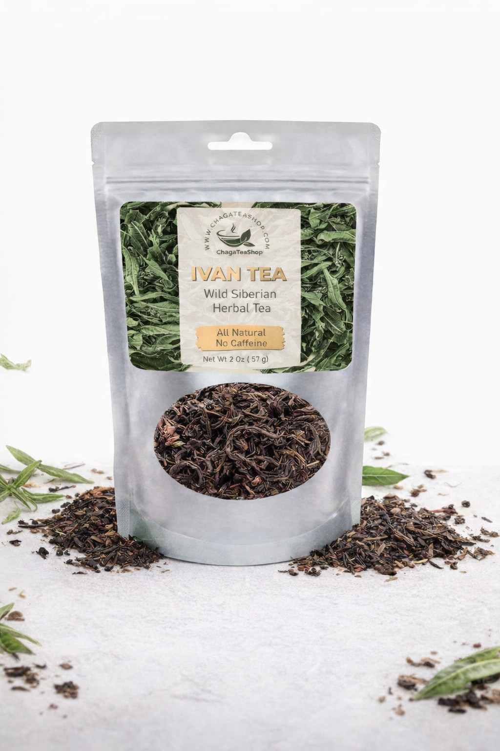 Siberian Fermented Wild Ivan Chai Loose Herbal Tea All Natural, No Caffeine