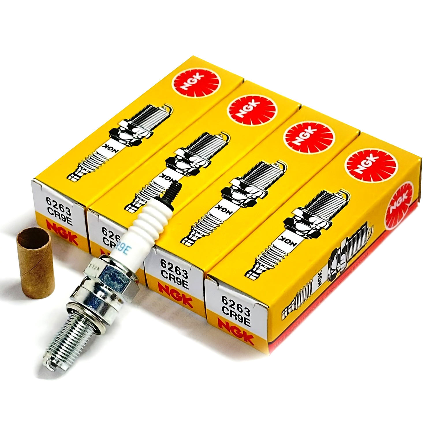 NGK Spark Plugs Suzuki GSX-R750 R600 R1100 R1000 R1300 HAYABUSA CR9E Set of Four